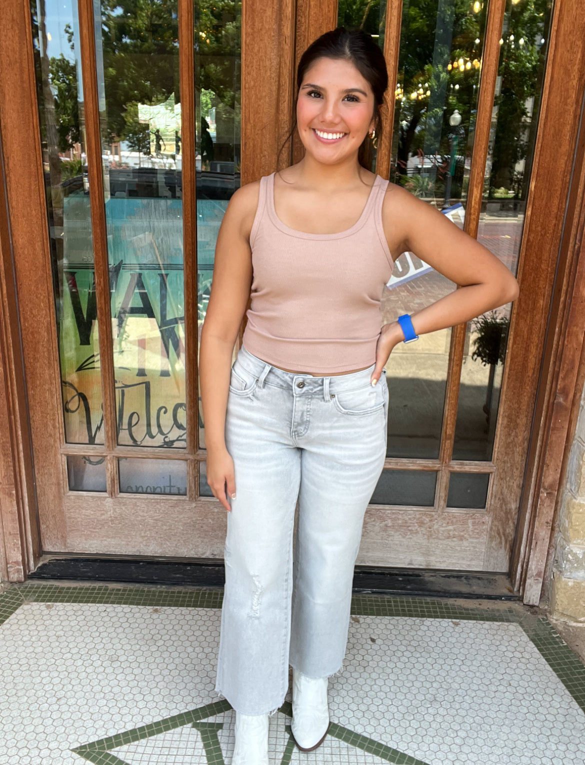 Bottoms | Arsenic Mid Rise Wide Leg