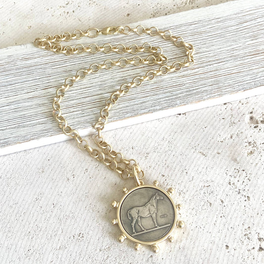Equestrian Horse Necklace