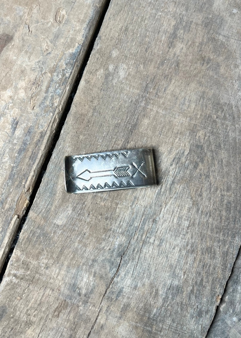 Accessories | Stamped Money Clip Arrow