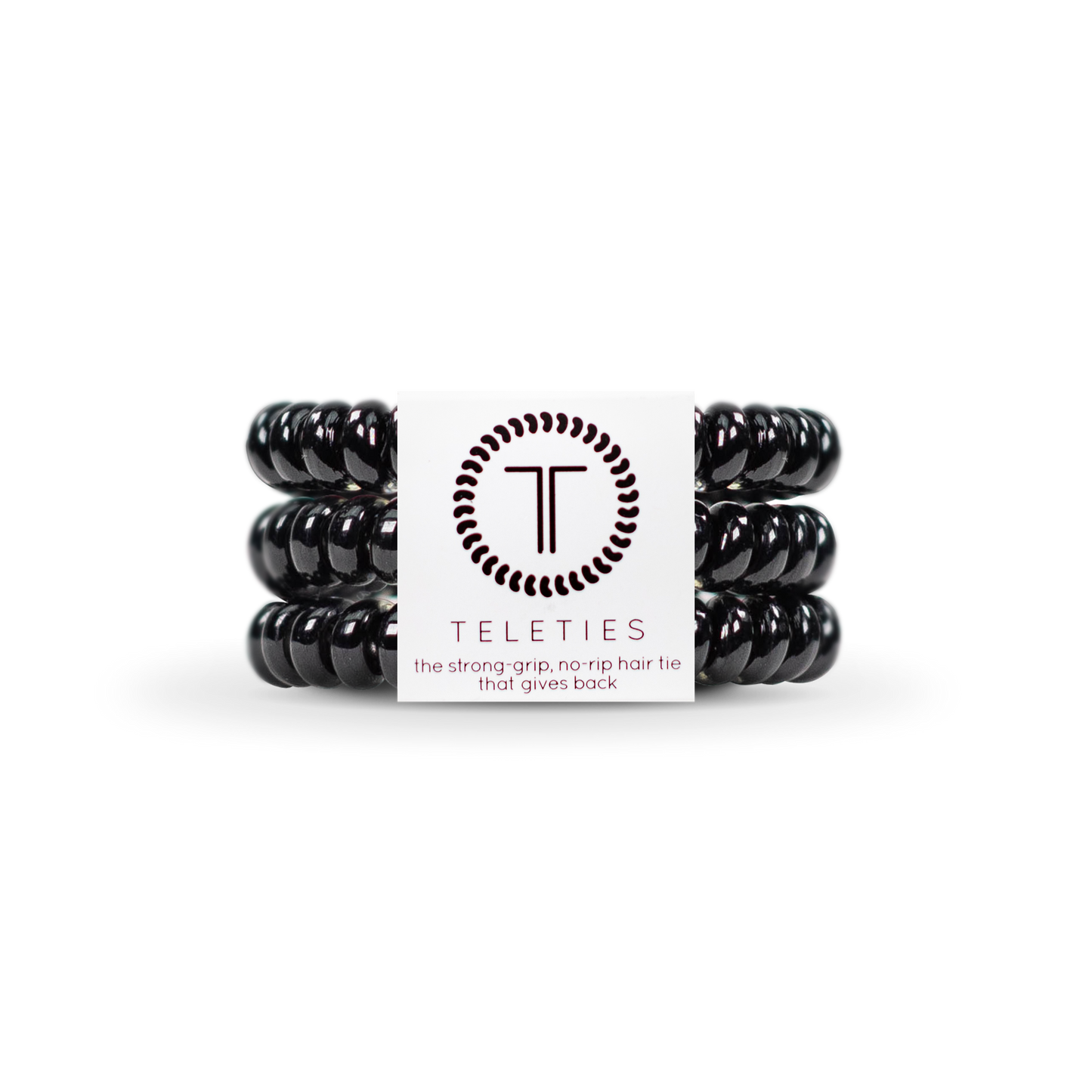 Teleties Small Hair Ties - Jet Black