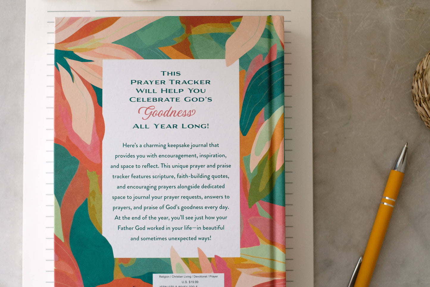 Book - A Year of God's Goodness A Prayer & Praise Tracker for Women