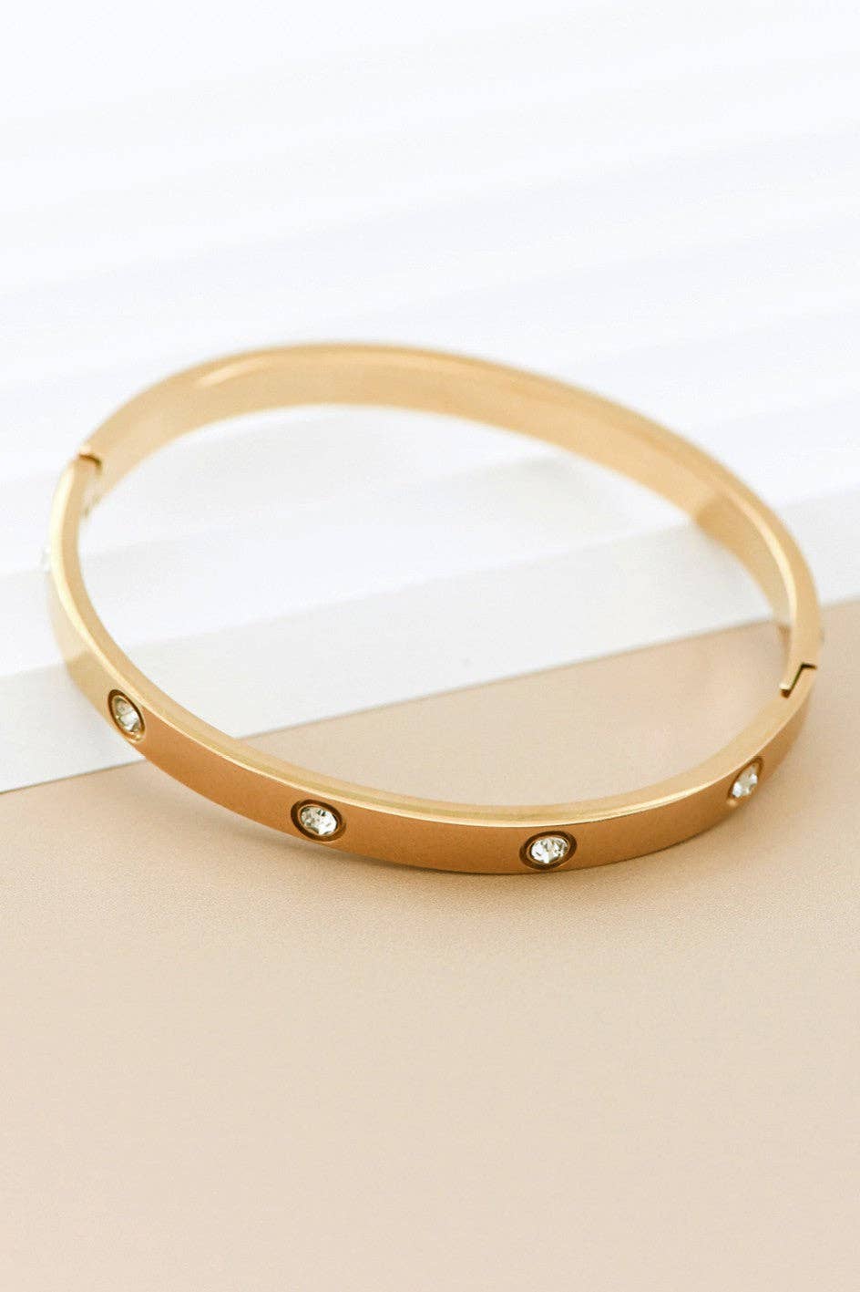 18K Gold Plated Cami Bangle