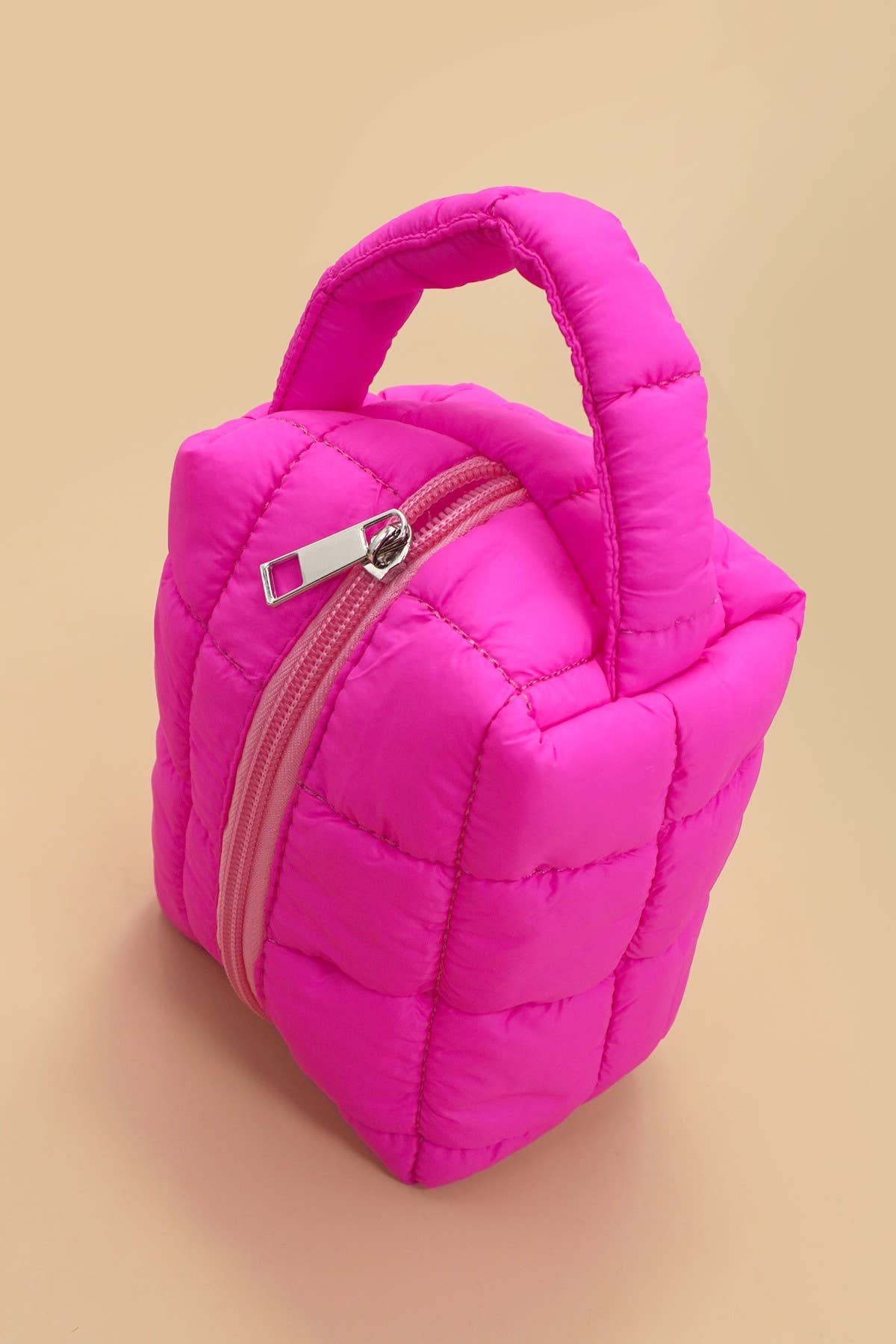 Cosmetic Bag- Quilted Puffy