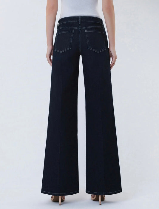 Jeans - Vervet Mid Rise Dark Wash