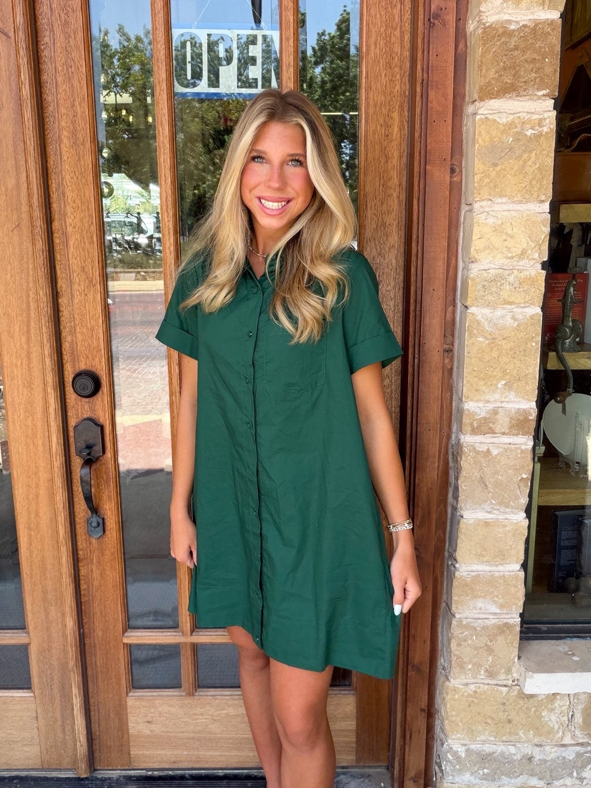 Dress - Yamina Emerald Mini