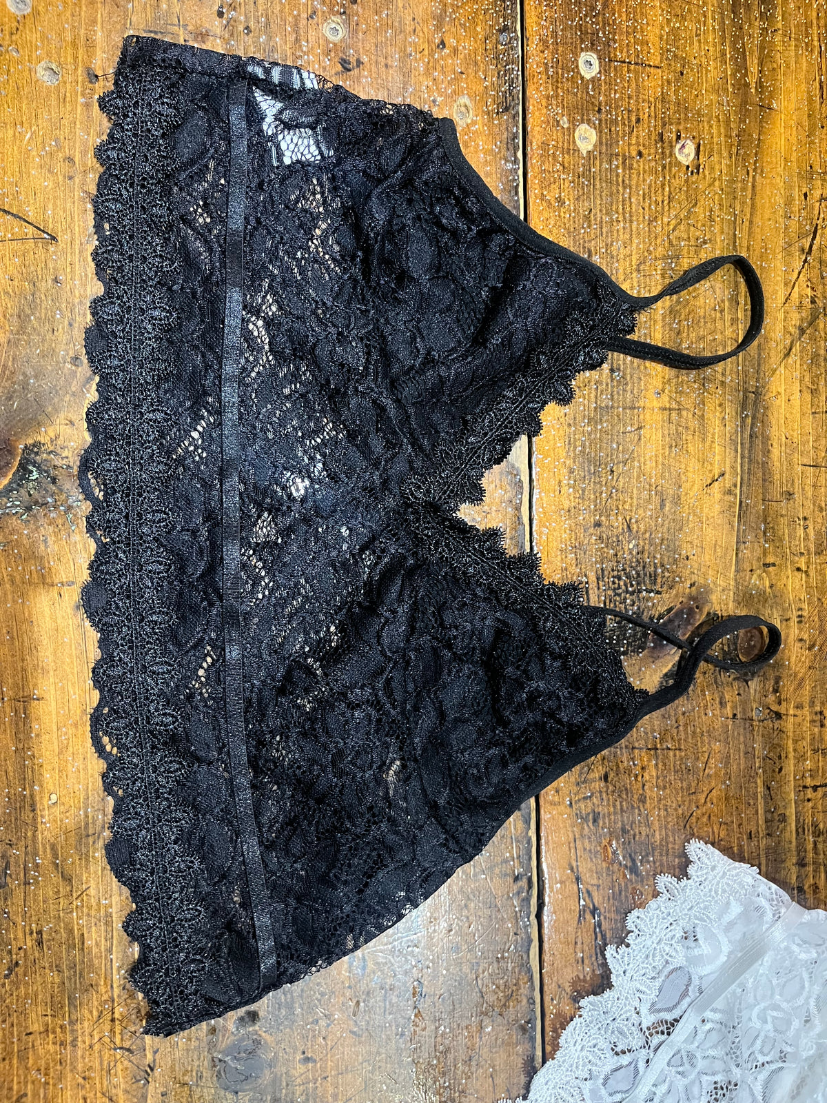 Undergarments | Solid Corset Lace Cami Bralette