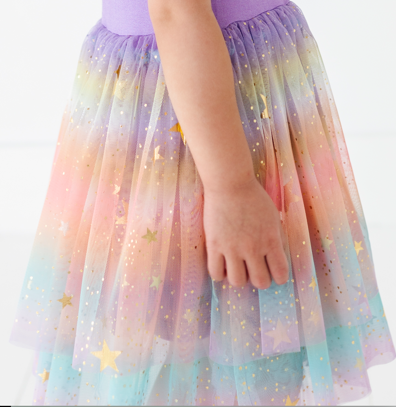 Dress - Kids Astra Rainbow Twinkle Tulle