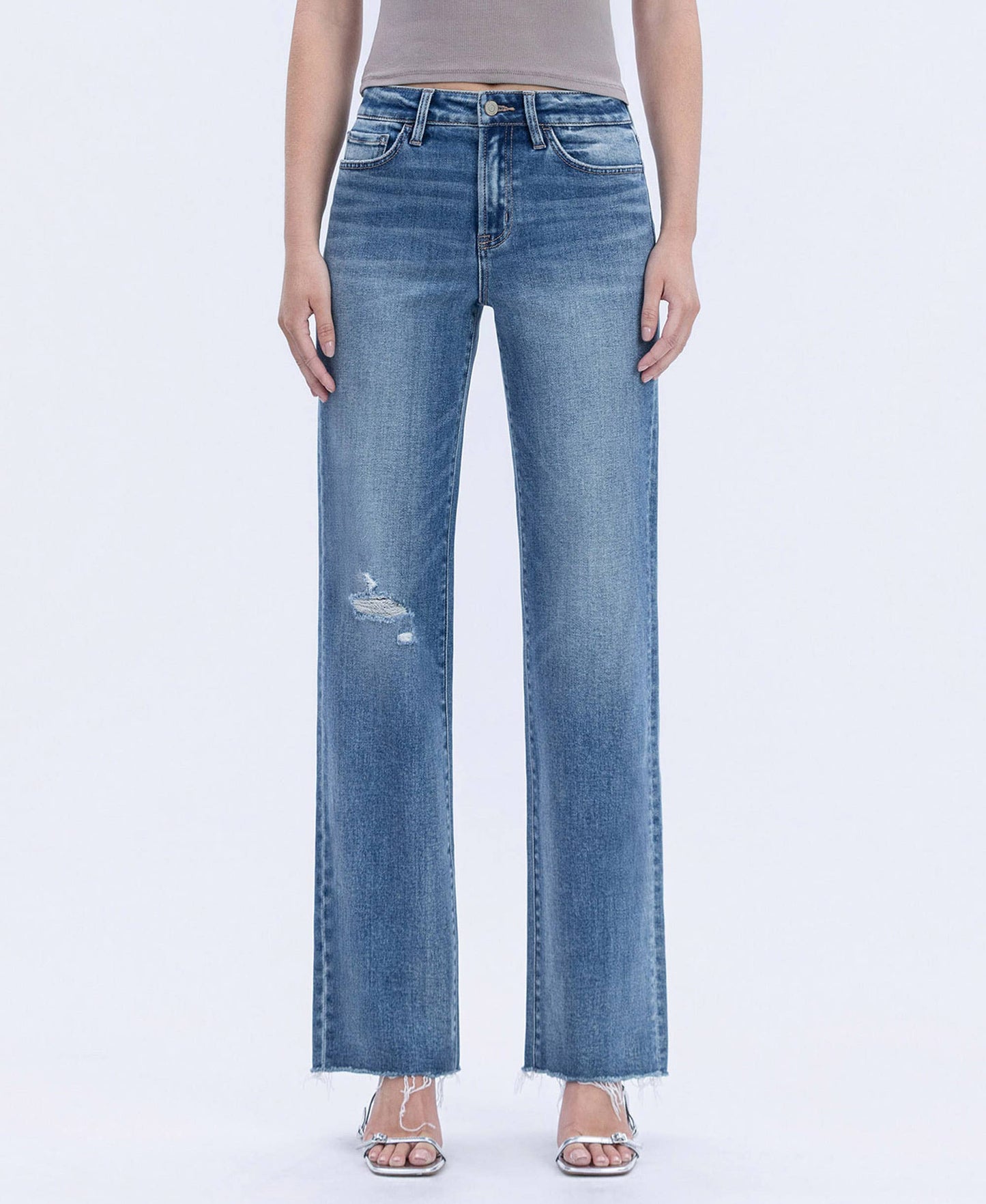 Flying Monkey Jeans - Rosalie High Rise Slim Wide