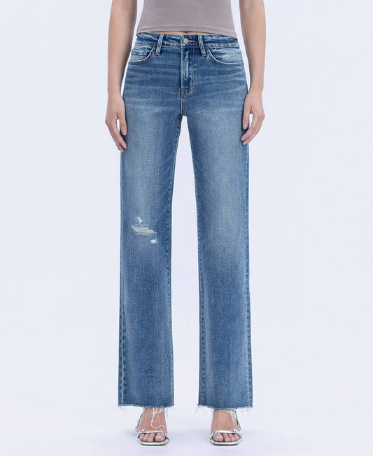 Flying Monkey Jeans - Rosalie High Rise Slim Wide