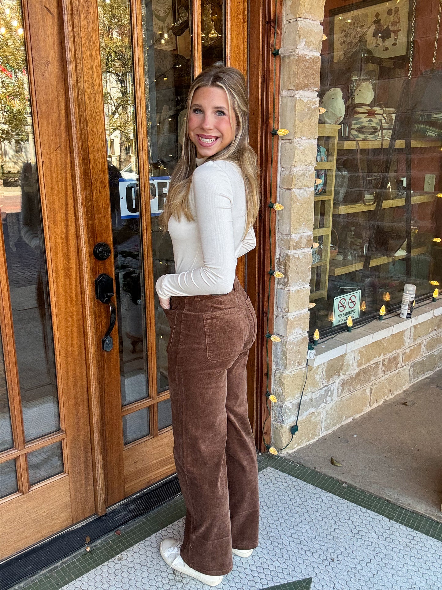 KanCan Corduroy High Rise Jeans