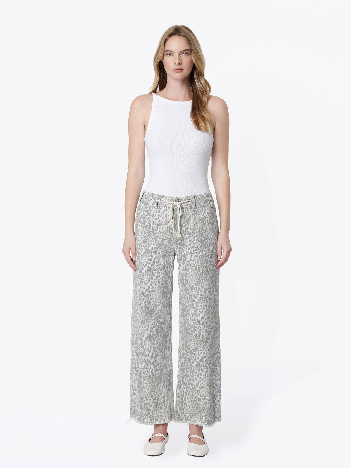 Jeans - Vervet High Rise Leopard Print
