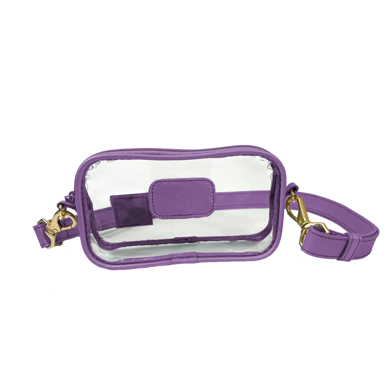Jon Hart Clear Crosslet  - Plum Leather