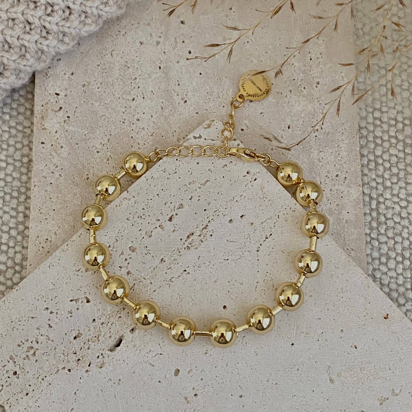 Bracelet - Military Satellite Chain Beaded