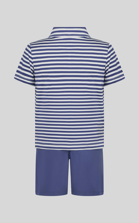Set - Boys Skipper Blue Stripe