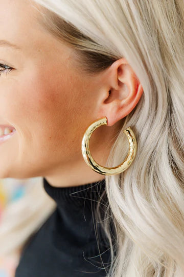 Jewelry| Earrings Large Raya Hoops