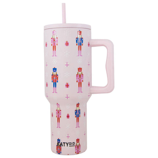 Tumbler | Nutcrackers Christmas Drink Light Pink