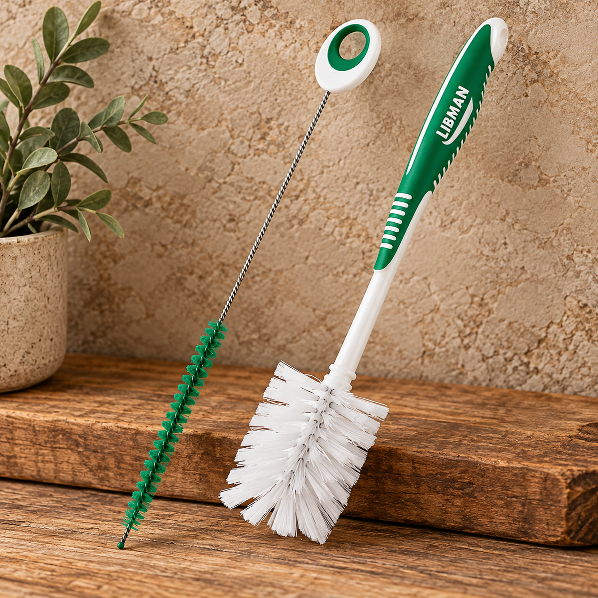 Brush Set - Soft Bristle Bottle & Straw