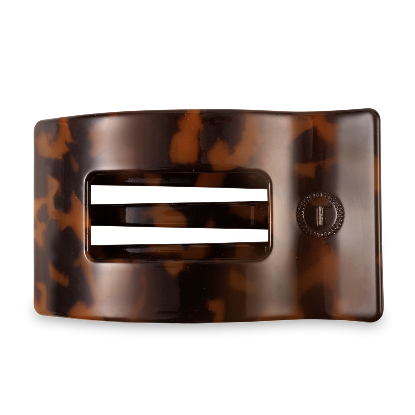 Teleties | Flat Rectangle Large Tortoise Hair Clip