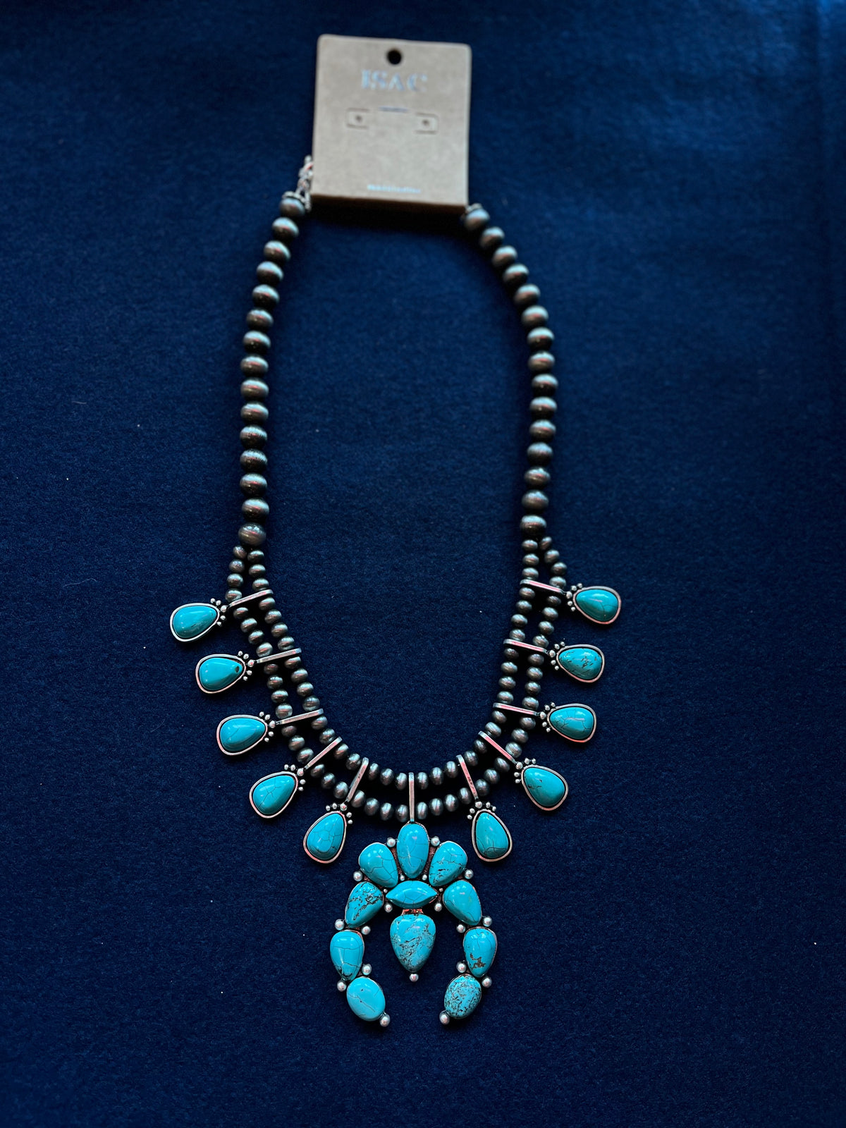 Necklaces | Squash Blossom Turquoise Necklace