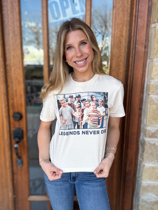 Legends Never Die Crop Tee