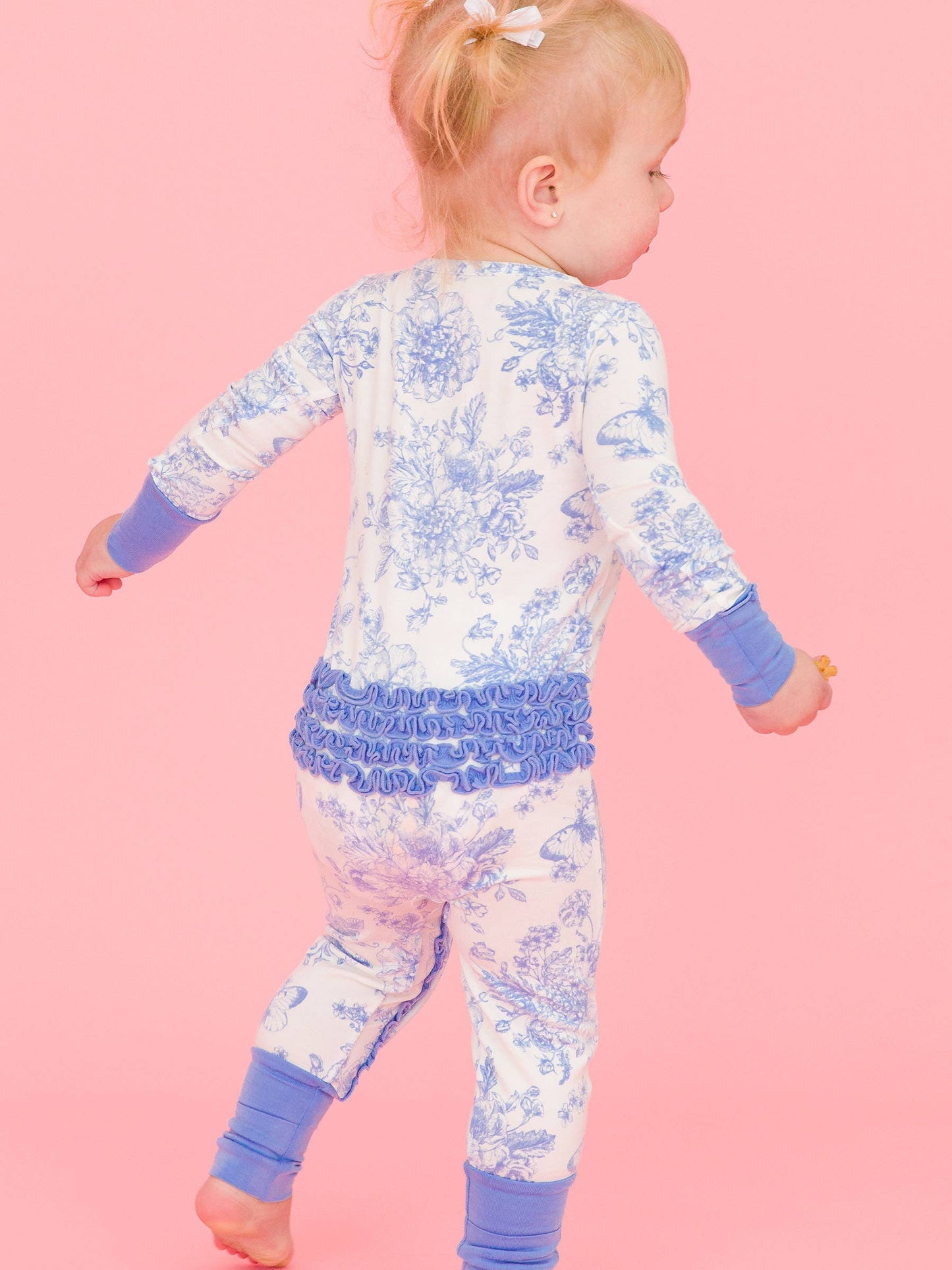 Onsie - SoftSnooze™ Baby Girls Bamboo Periwinkle
