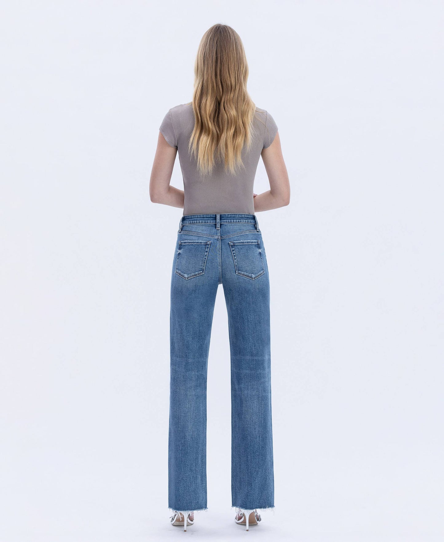 Flying Monkey Jeans - Rosalie High Rise Slim Wide