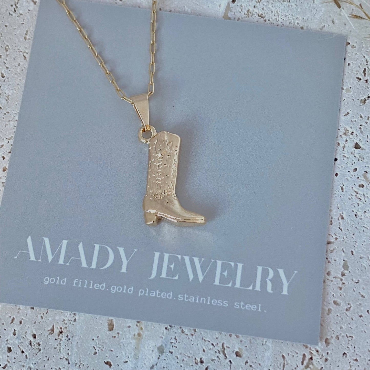 Necklace - Cowboy Boot Cowgirl