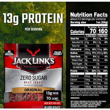 Beef Jerky - Jack Links Original