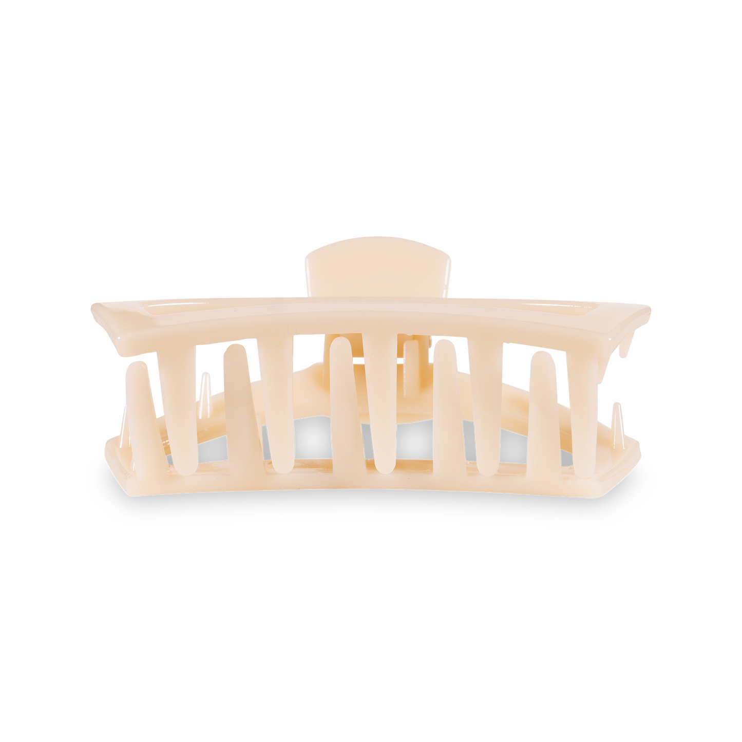 Teleties Hair Clip - Medium Open Almond Beige