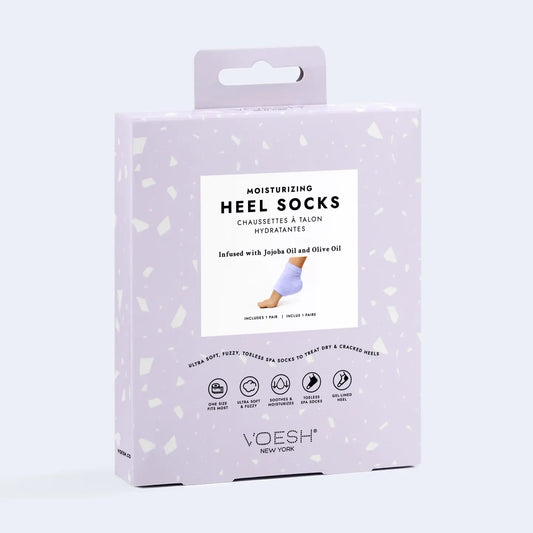 Heel Socks - Moisturizing Purple