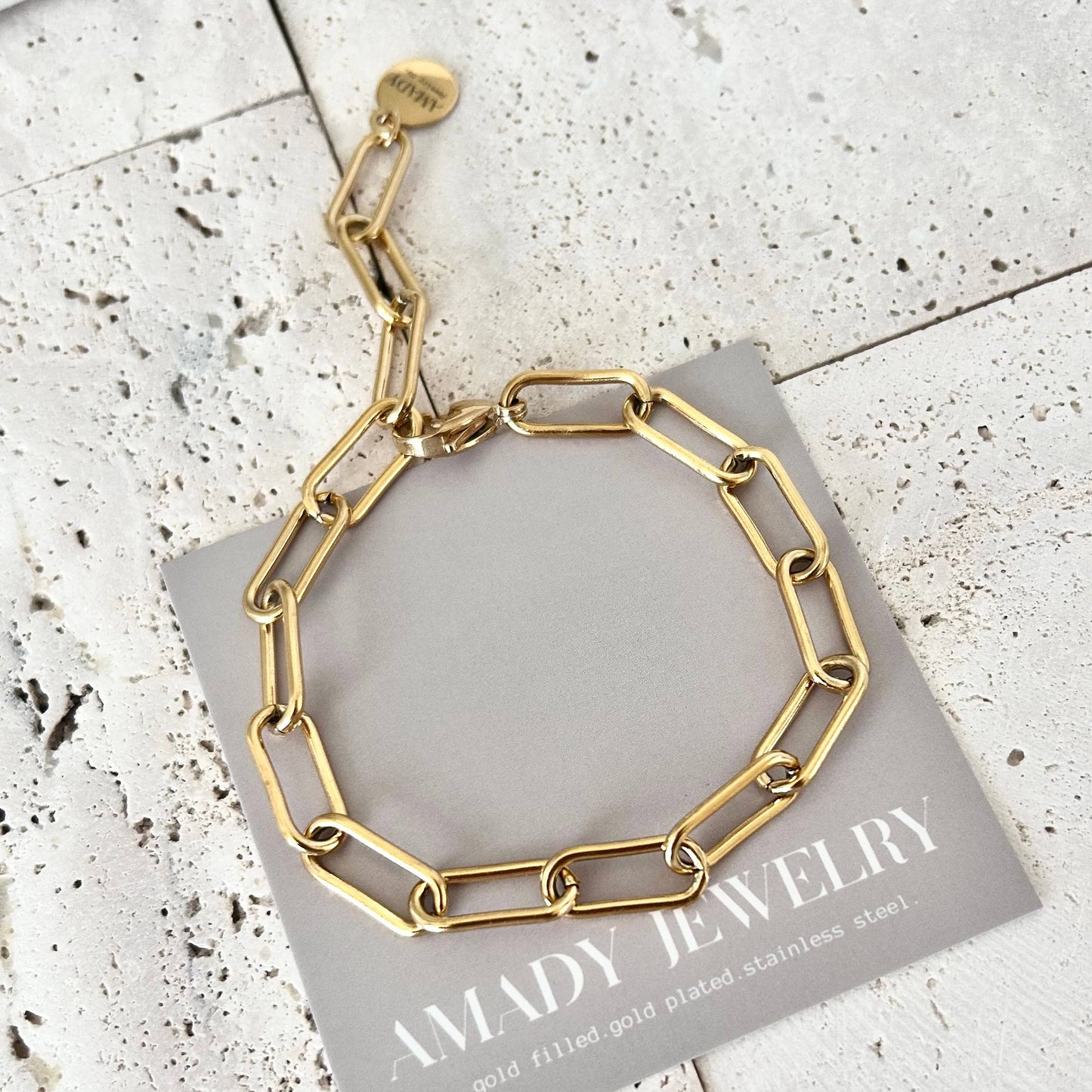 Bracelet - Paperclip Link Chain