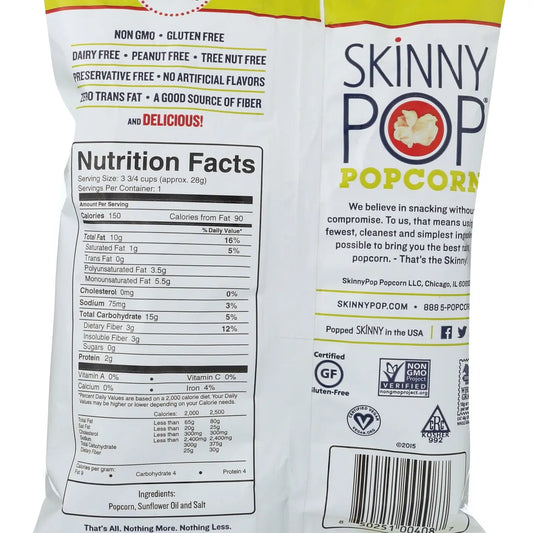 Popcorn - Skinny Pop Original