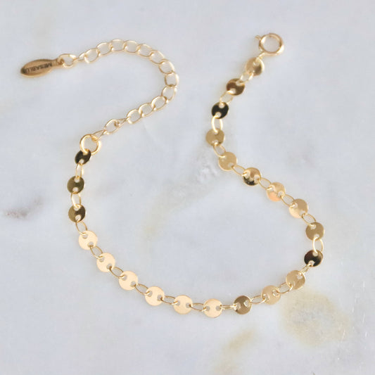 Jewelry | Bracelet Coin Chain Gold