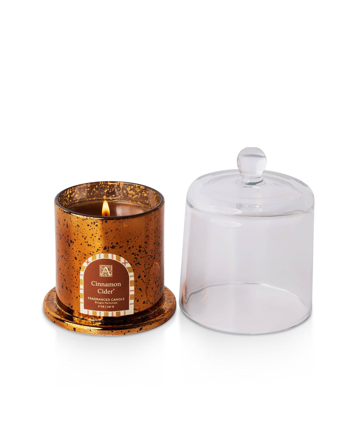 Candle - Cinnamon Cider Plaid Cloche