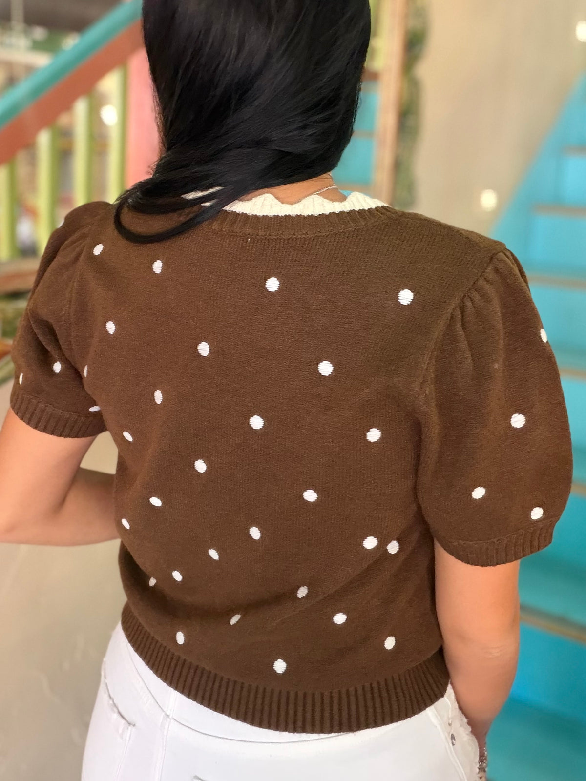 Sweater - Cocoa Confetti Knit