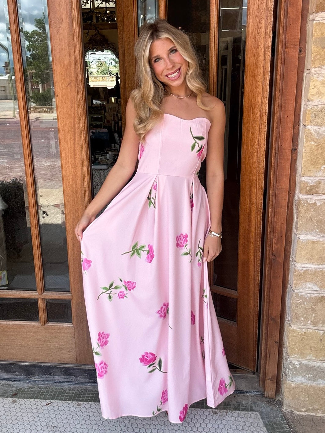 Dress - Pink Blossom Maxi
