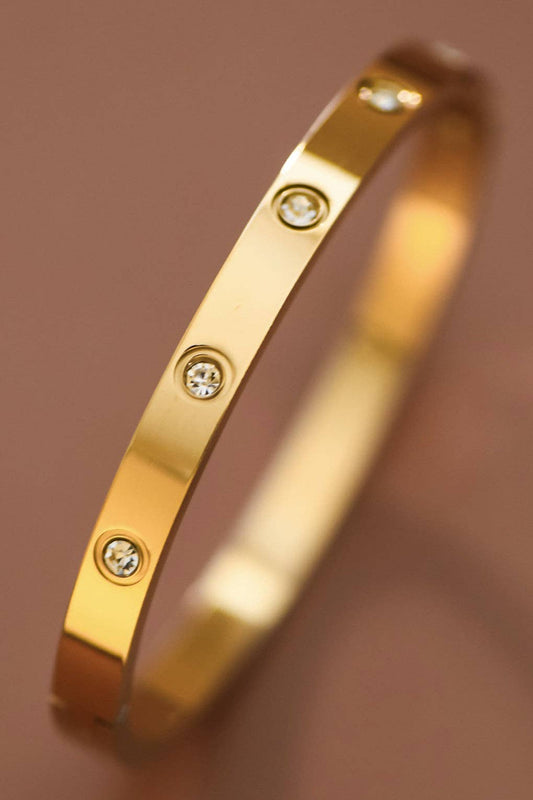 18K Gold Plated Cami Bangle