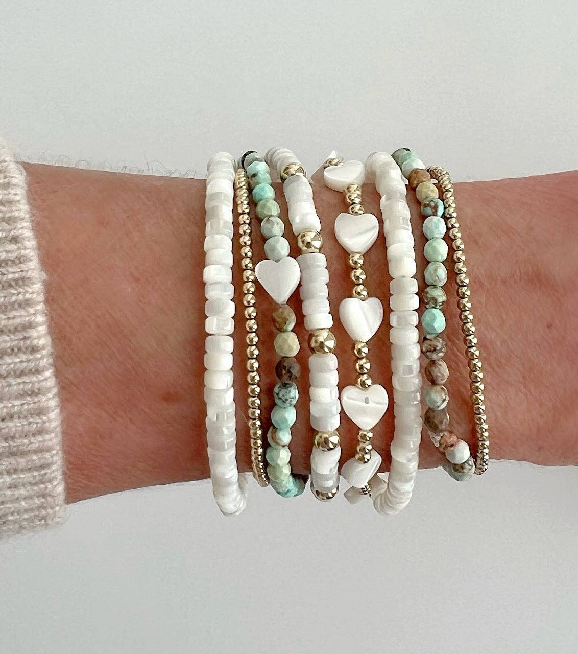 Bracelet - Pippa Heart Pearl