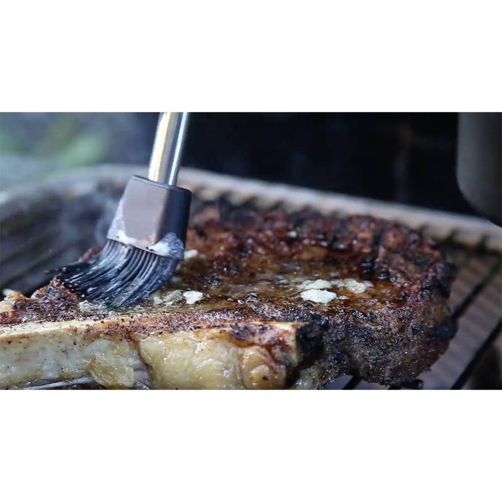 Pot - Outset Cast Iron Sauce with Basting Brush