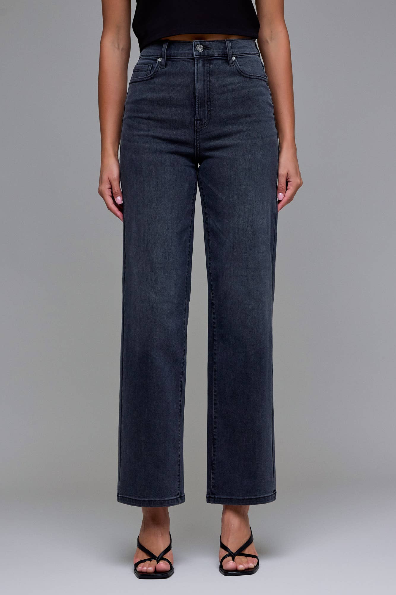 Pants - Black High Rise Dad Jeans