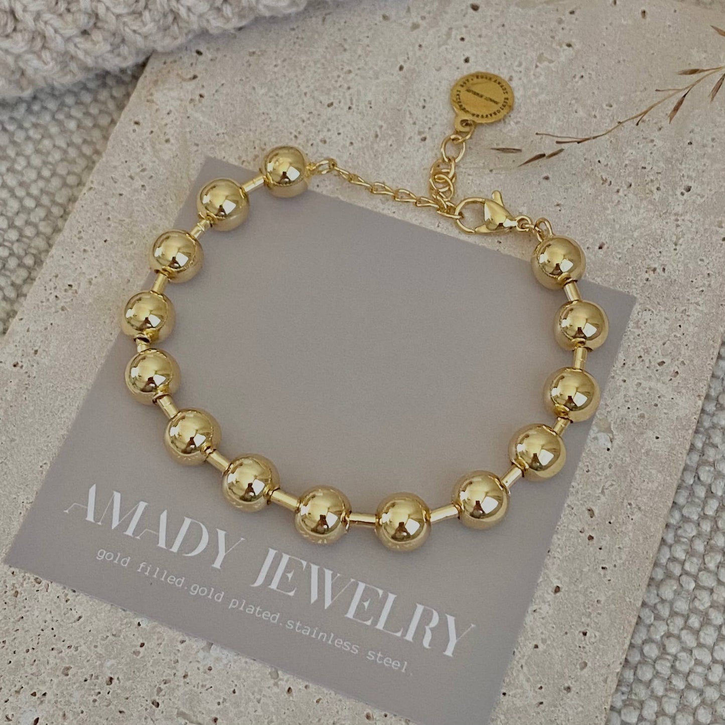 Bracelet - Military Satellite Chain Beaded