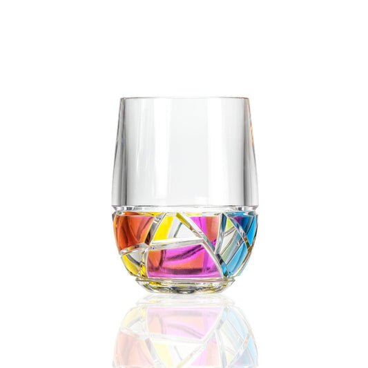 Tumblers | Mosaic Acrylic Tumbler 10 oz Rainbow Set Of 4