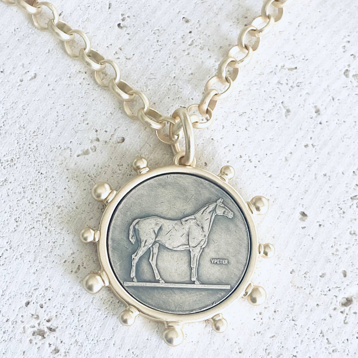 Equestrian Horse Necklace
