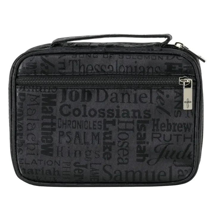 Bible Cover - White Dove Black Compact