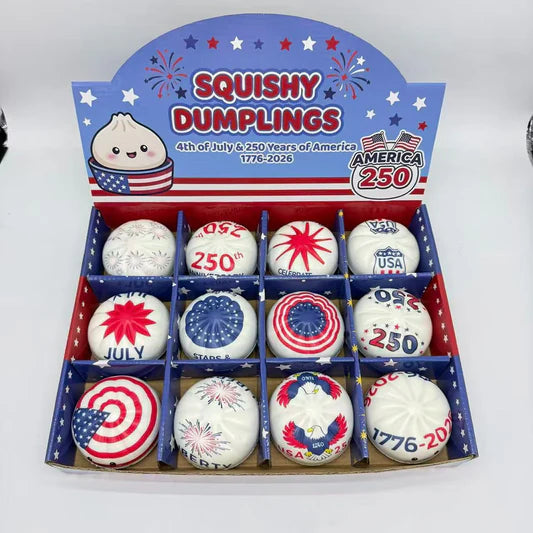 Squishy - Dumpling 4th Of July America 250