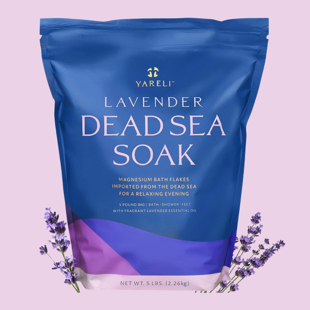 Bath | Lavender Dead Sea Magnesium Bath Flakes for Relaxation