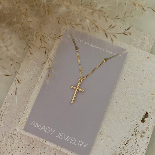 Necklace - Cross Charm Waterproof