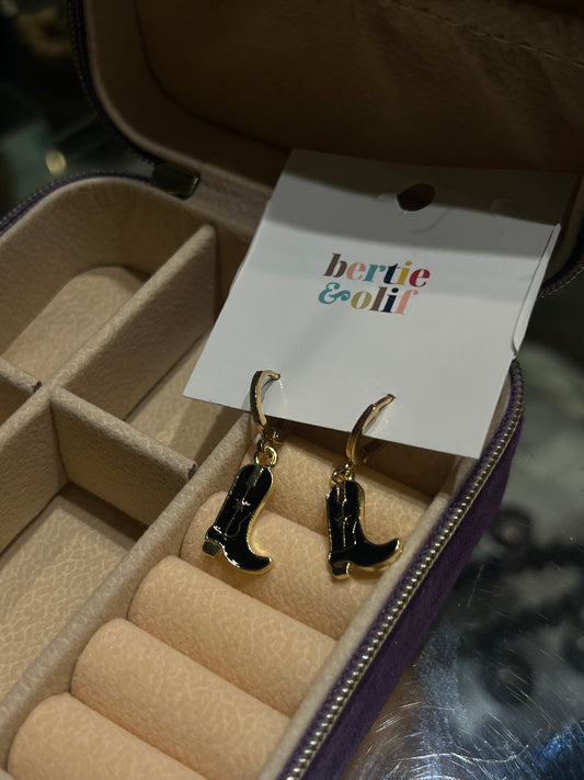 Earrings | Cowboy Boots Drop Earrings Western Cowboy Earrings