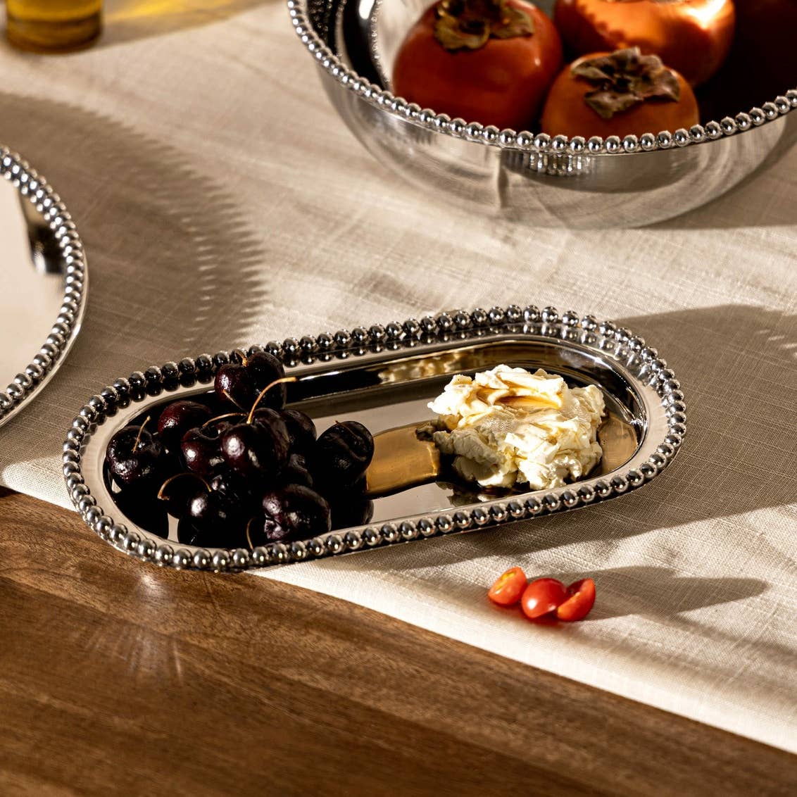 Serving Tray - Perles Oval