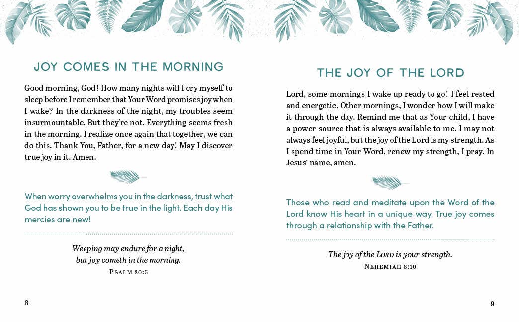 Book - Mornings with God Large Print